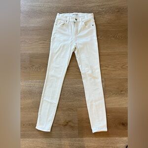 Madewell high riser skinny stretch jeans